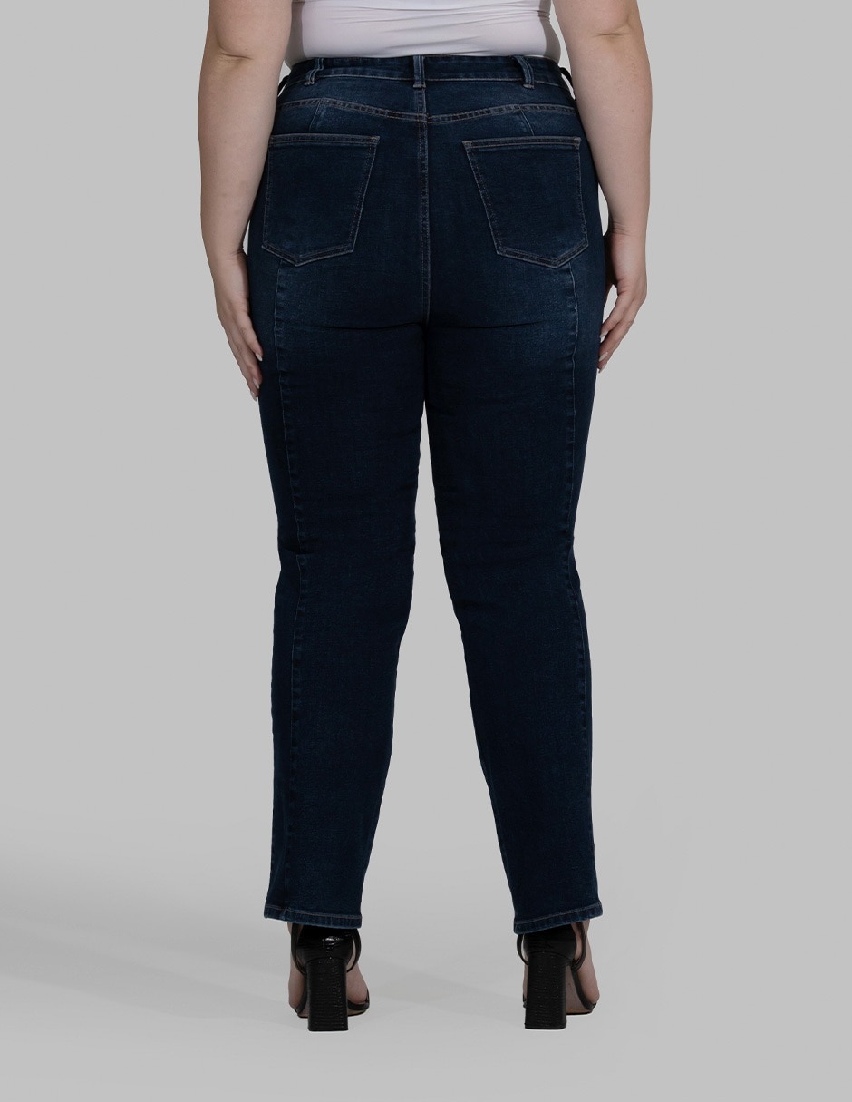 Jeans straight para mujer 5