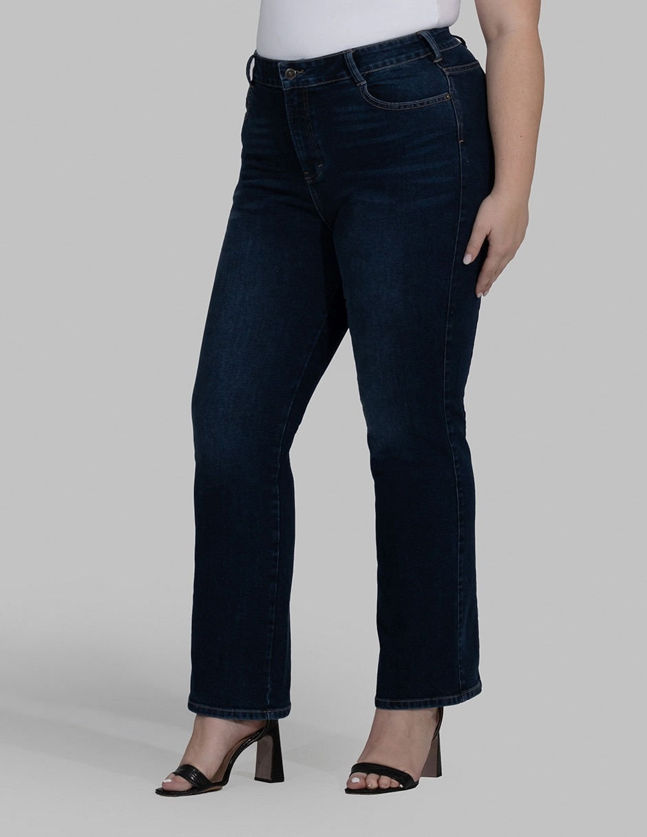 Jeans straight para mujer 2