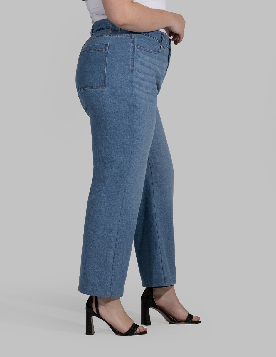 Jeans wide leg para mujer