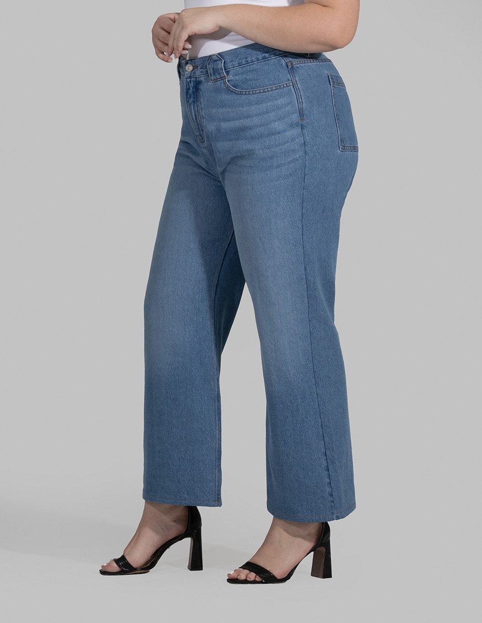 Jeans wide leg para mujer