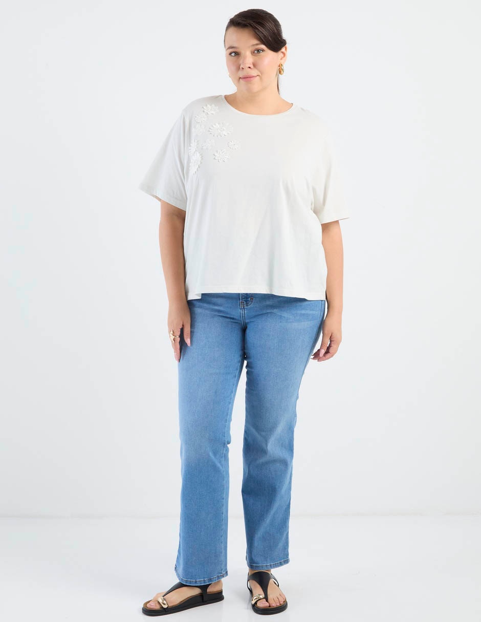 Jeans amplio para mujer 3