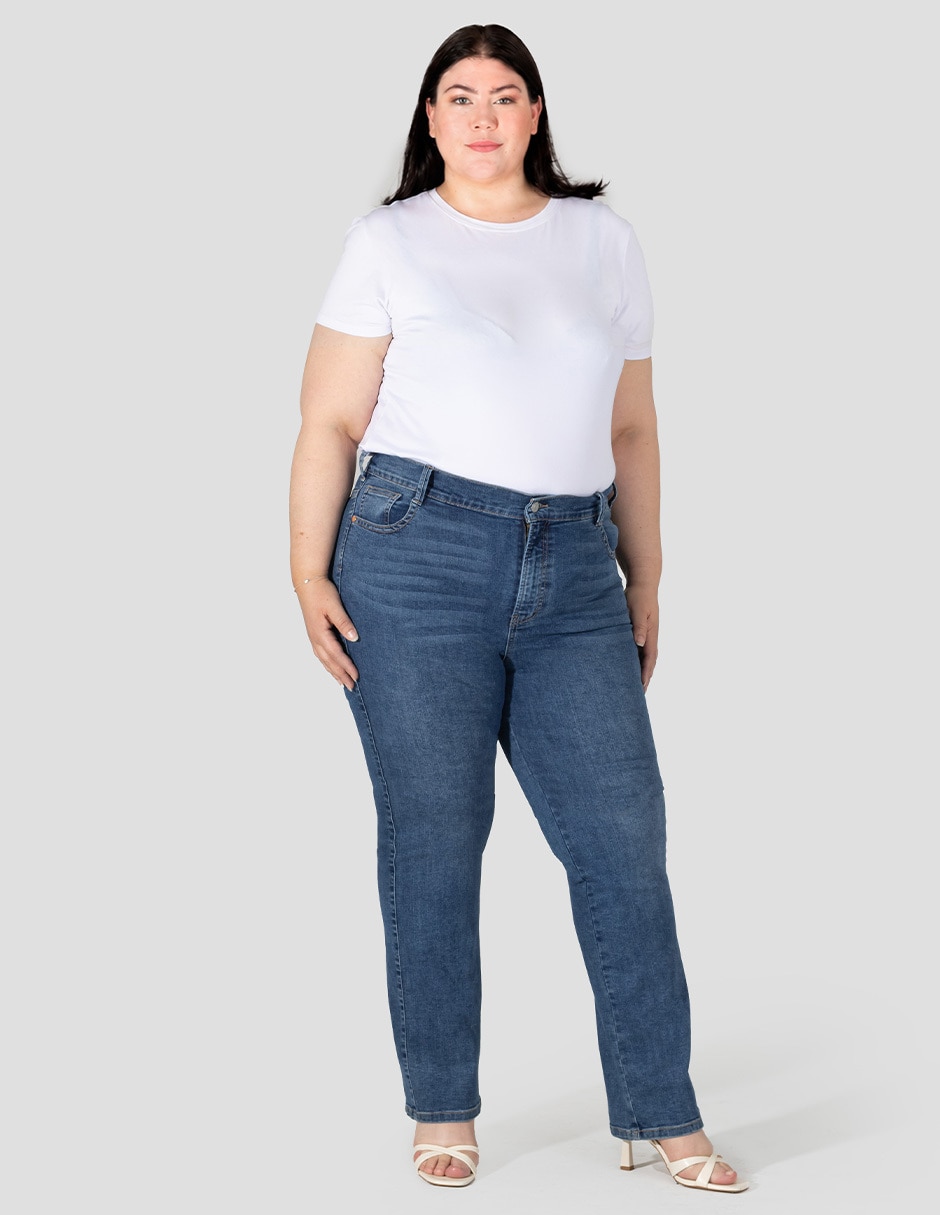 Jeans straight para mujer