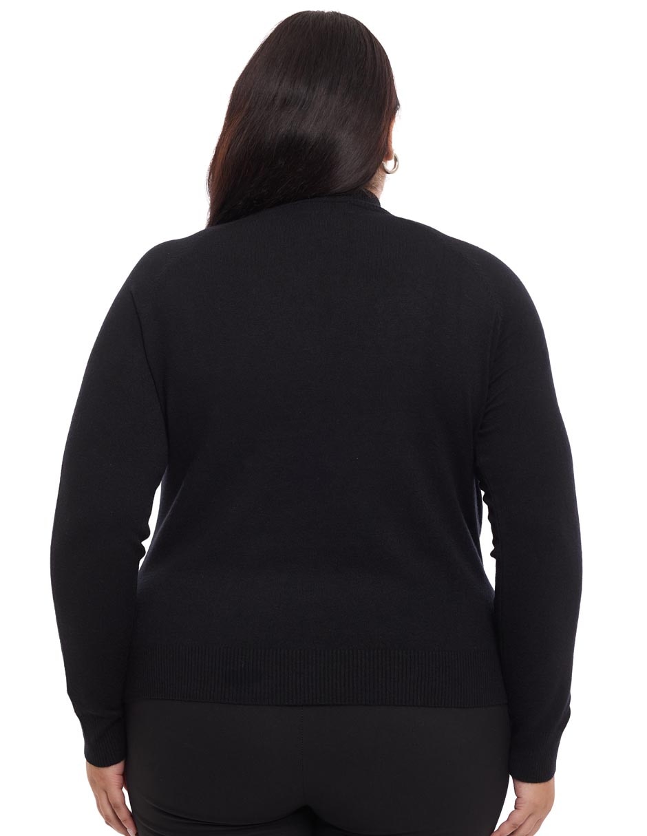 Suéter cuello alto para mujer 4
