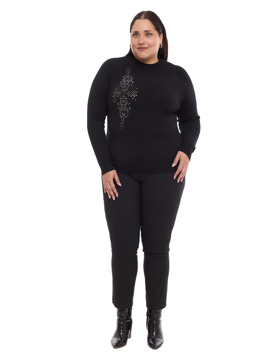 Suéter cuello alto para mujer 3