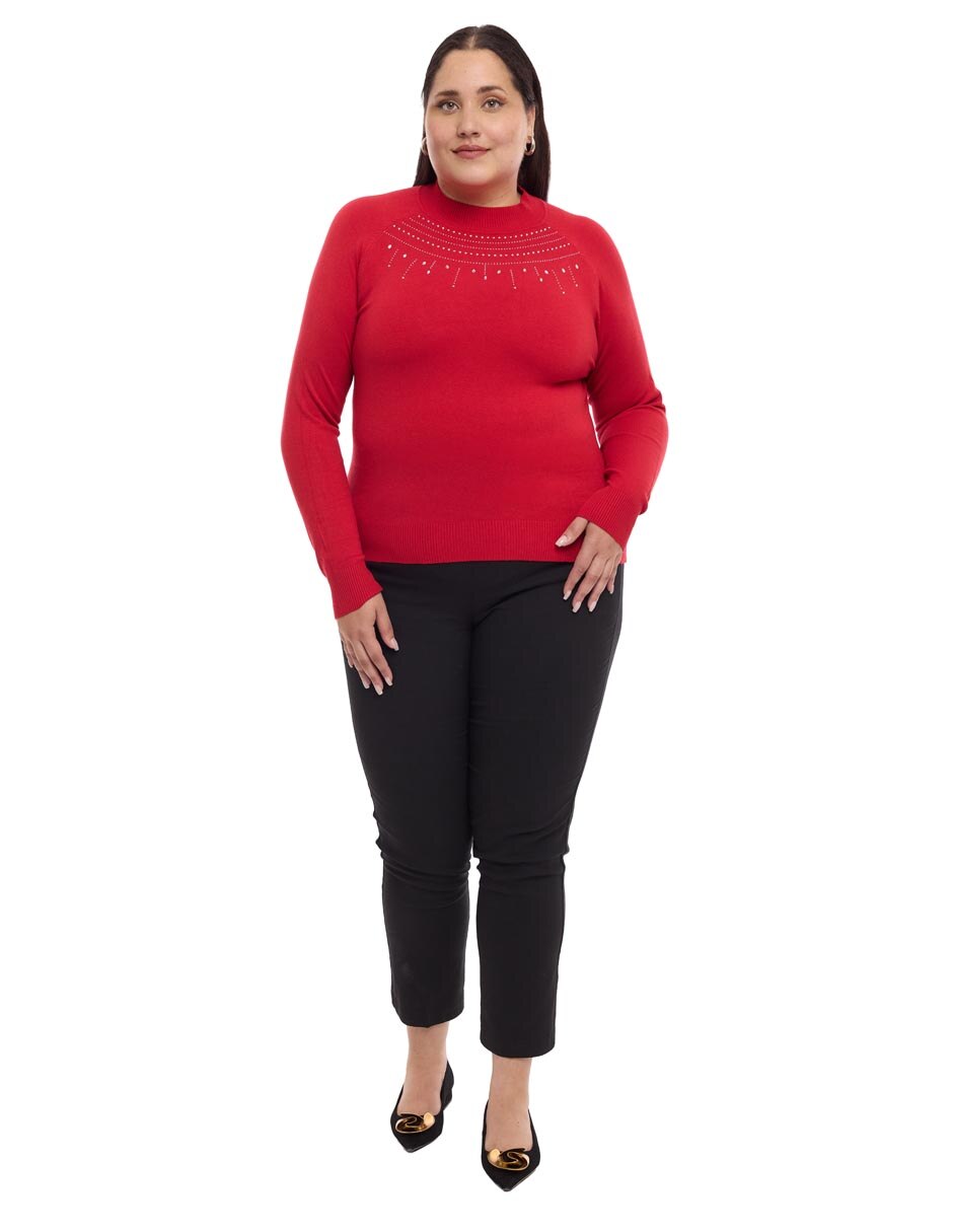 Suéter cuello alto para mujer 3