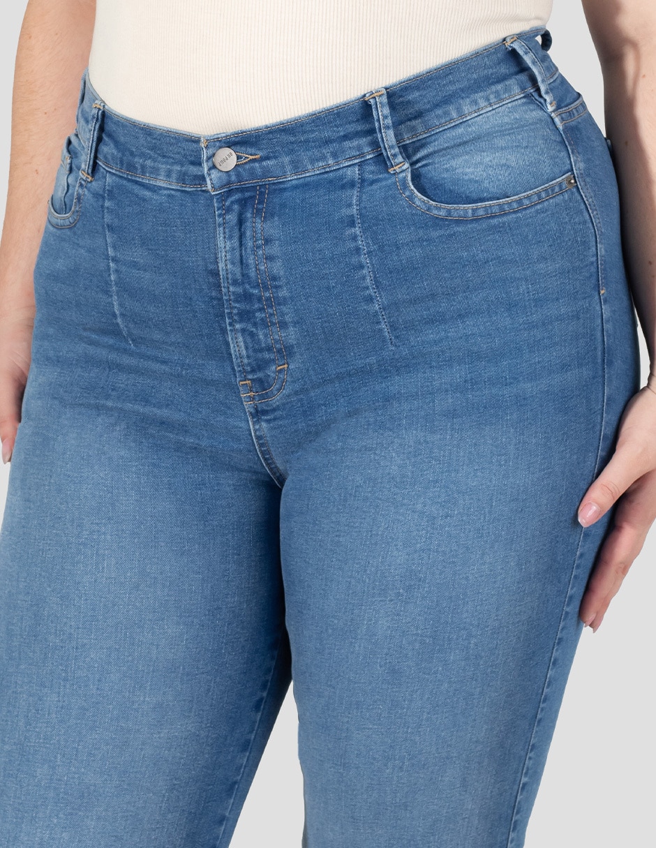 Jeans straight para mujer 2