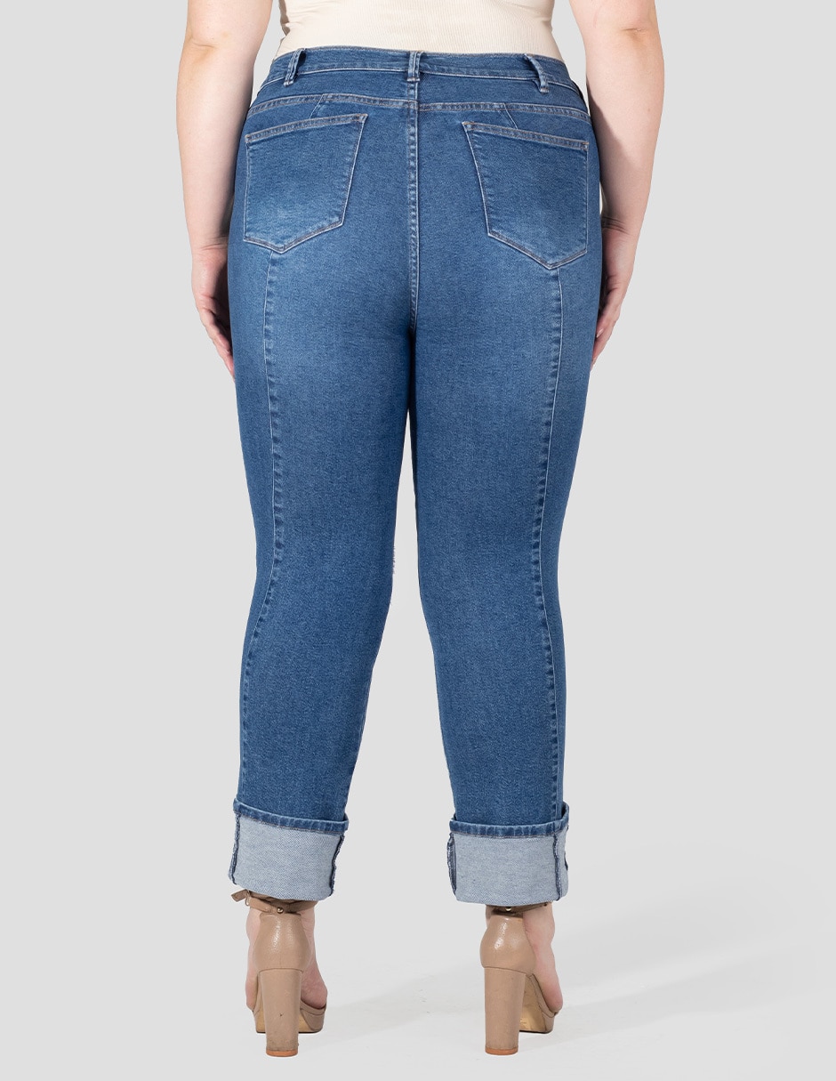 Jeans capri slim para mujer 2