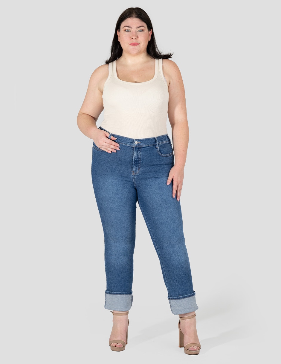 Jeans capri slim para mujer 3