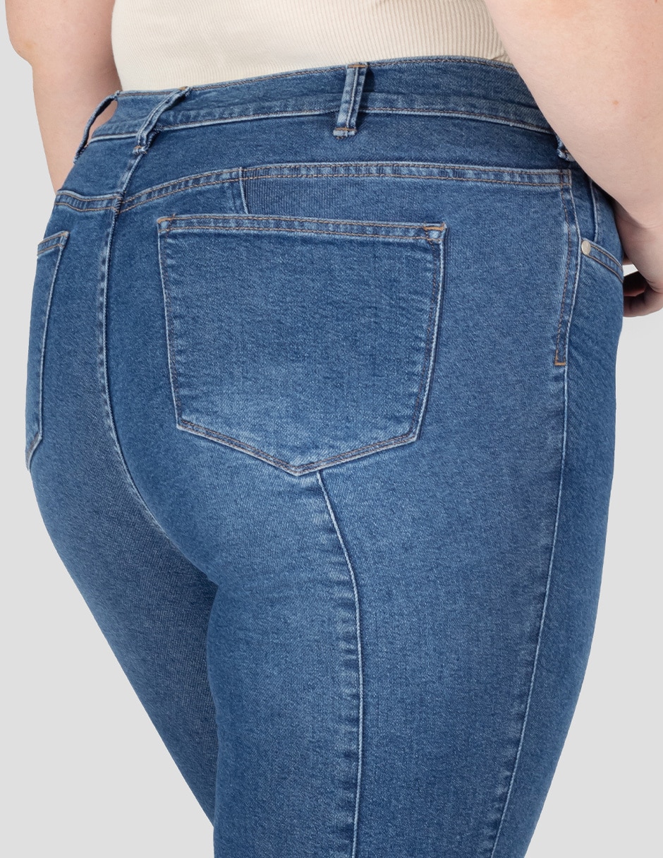 Jeans capri slim para mujer 4