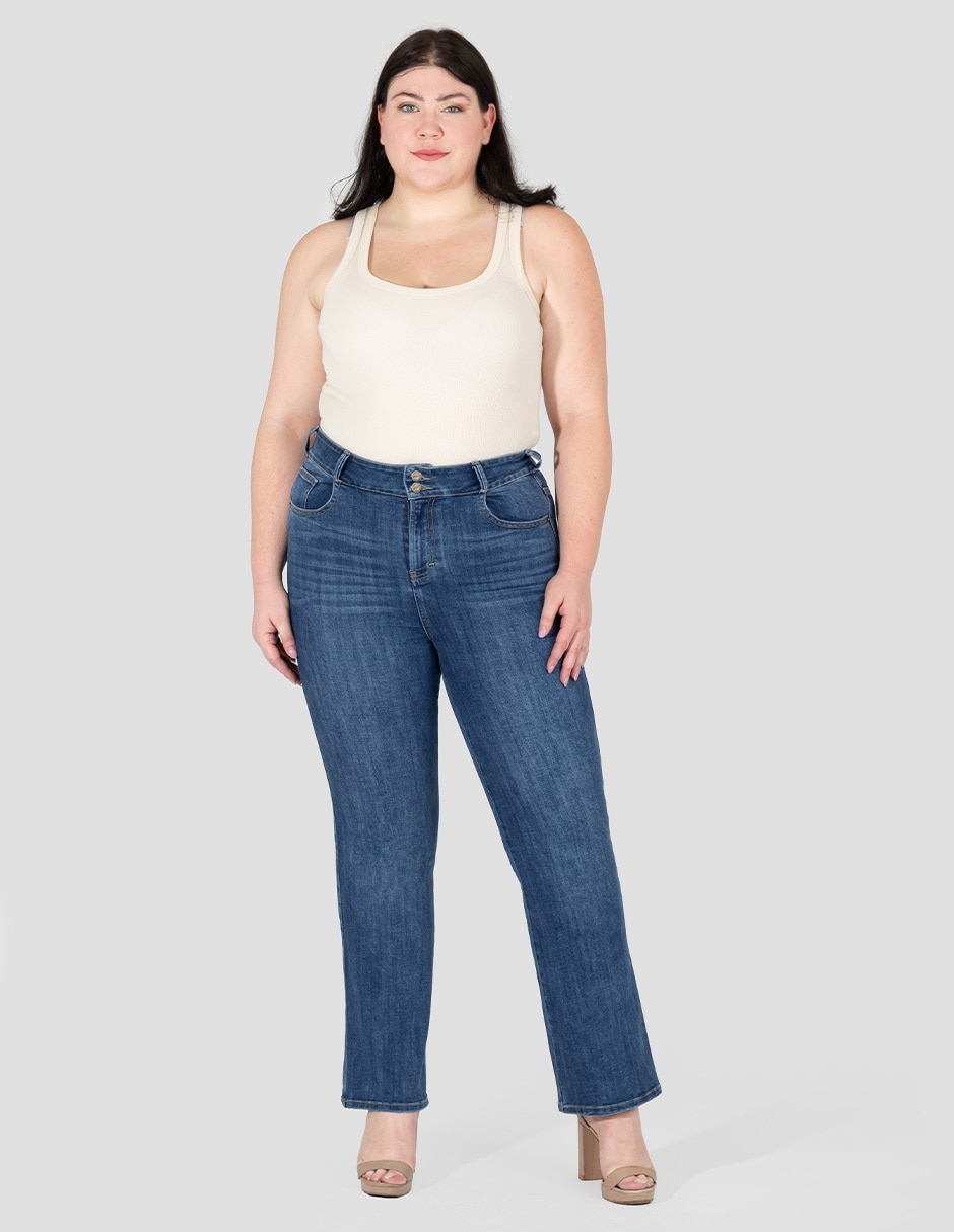 Jeans straight para mujer 3