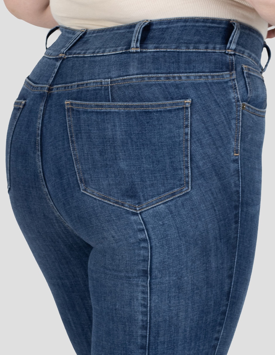 Jeans straight para mujer 4