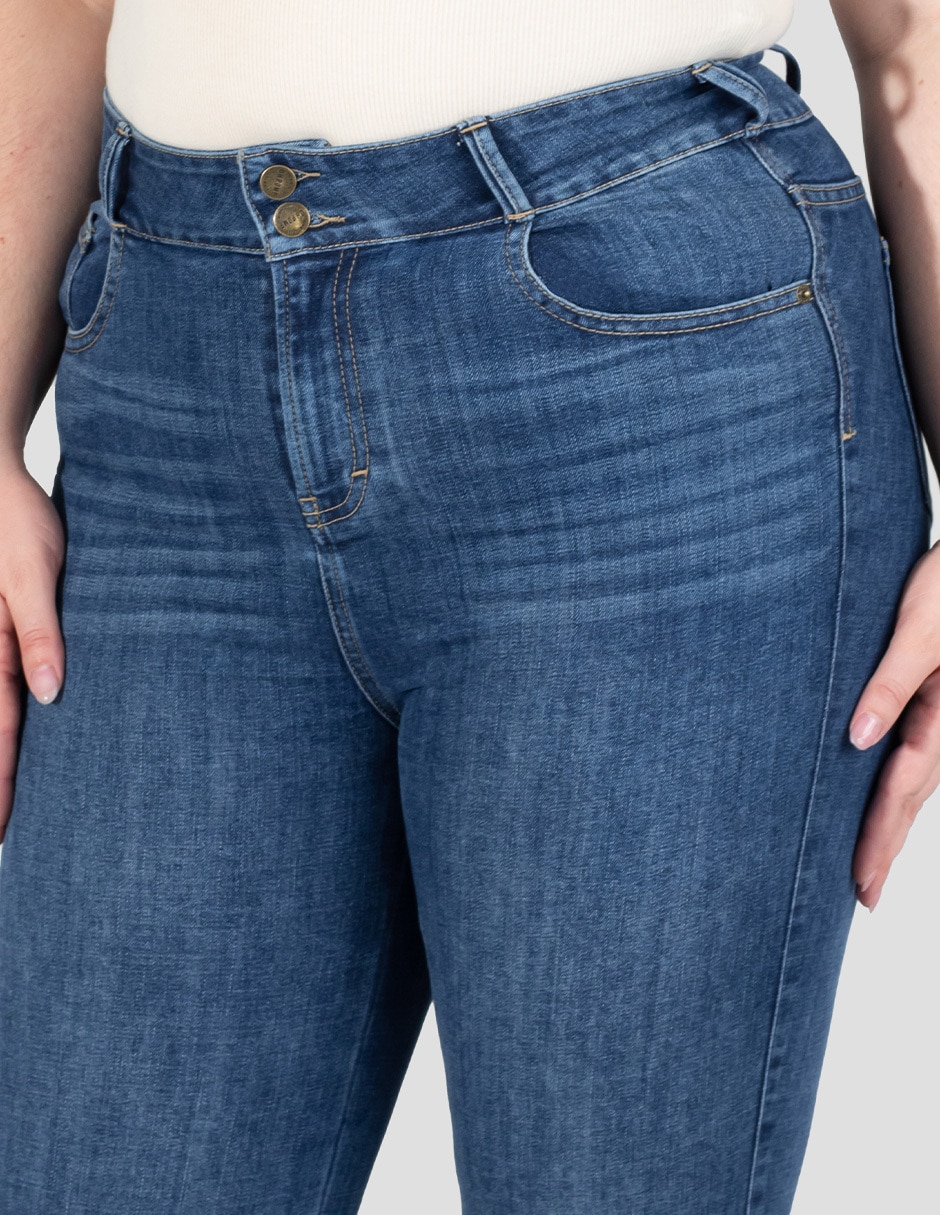 Jeans straight para mujer 5