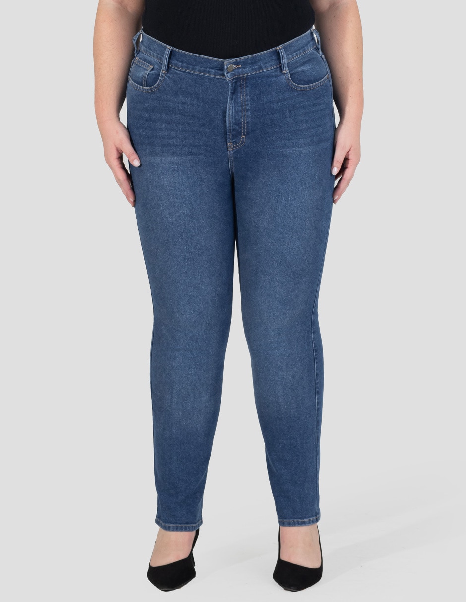Jeans slim cintura alta para mujer Jeans slim cintura alta para mujer