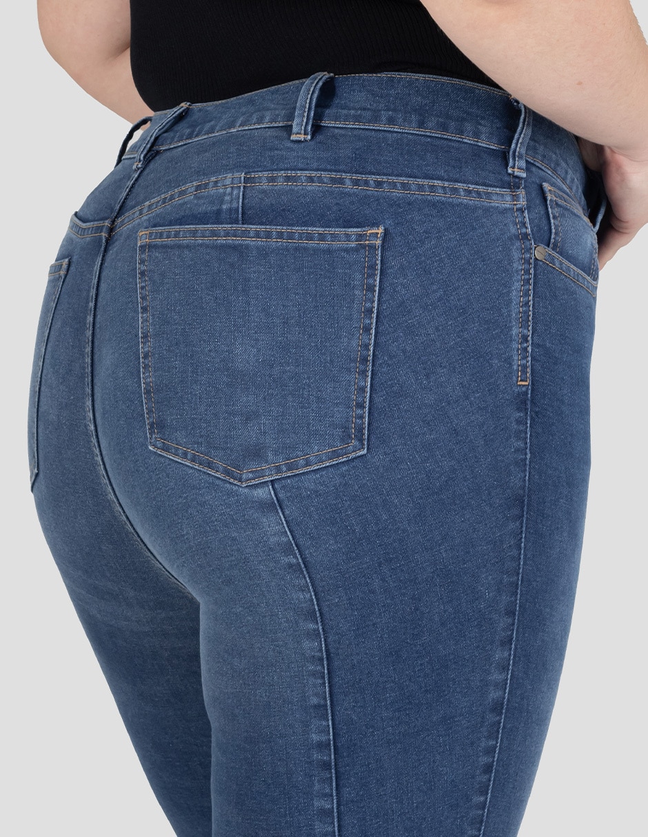 Jeans slim cintura alta para mujer 3