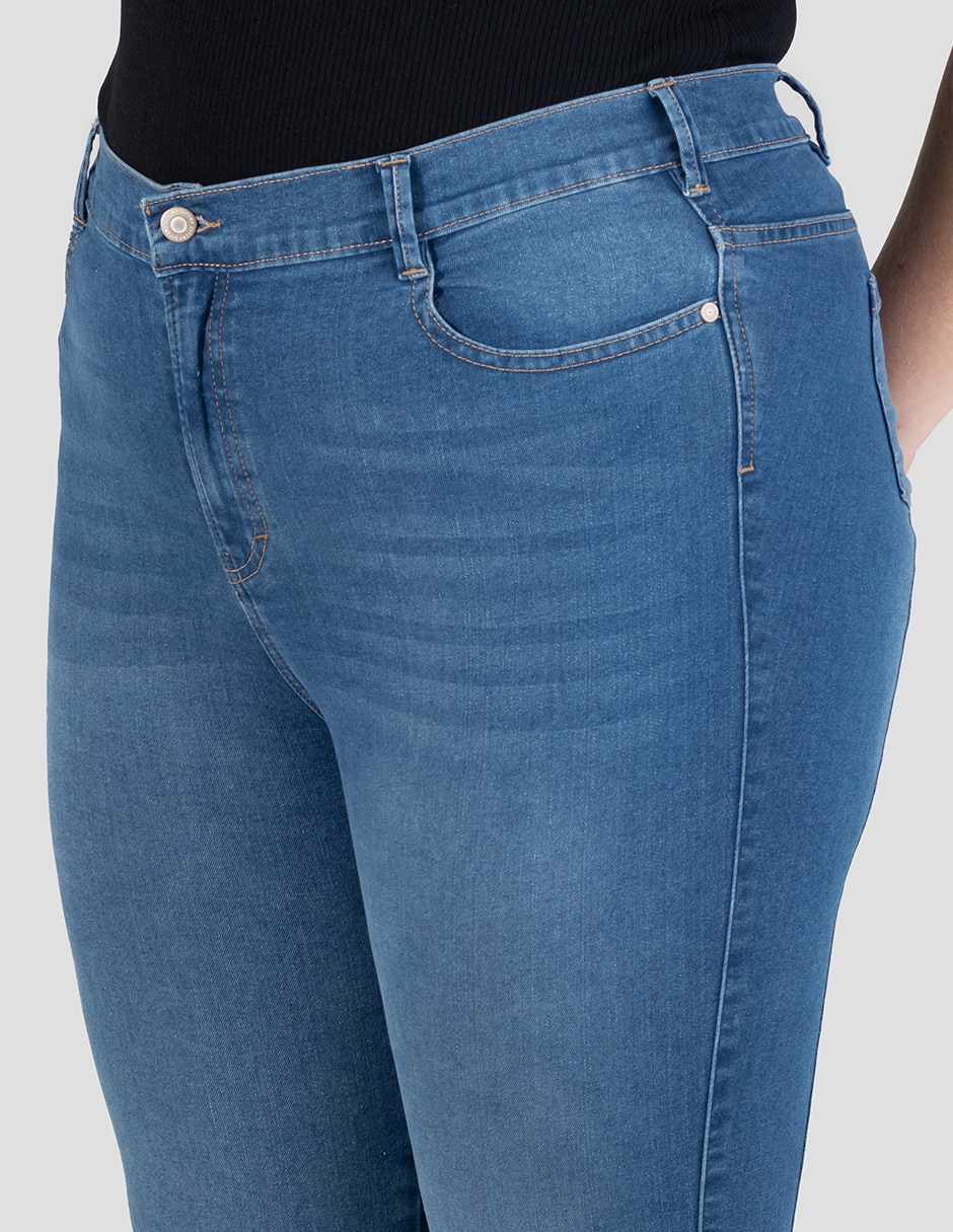 Jeans skinny cintura alta para mujer 5