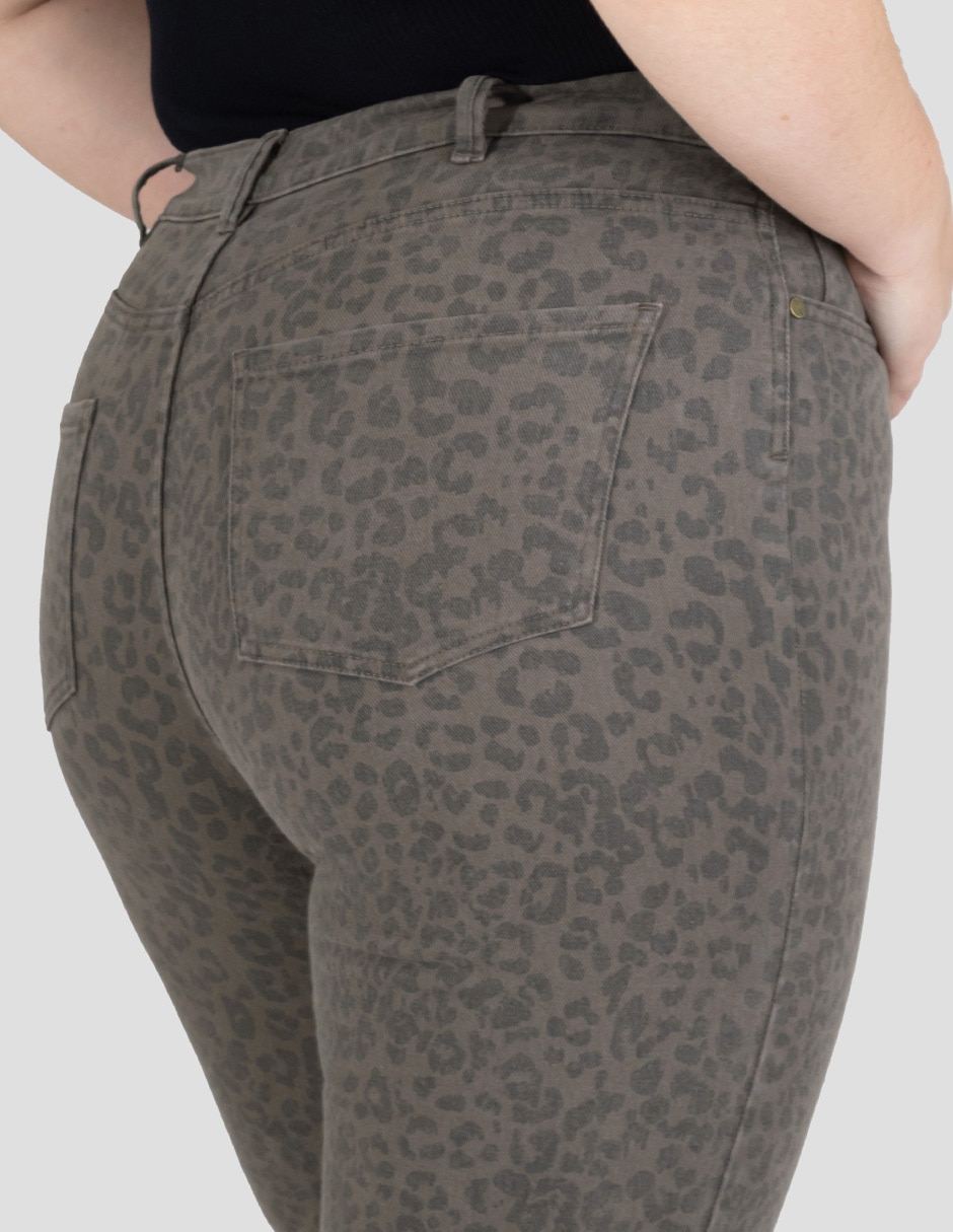 Jeans straight cintura alta para mujer 4