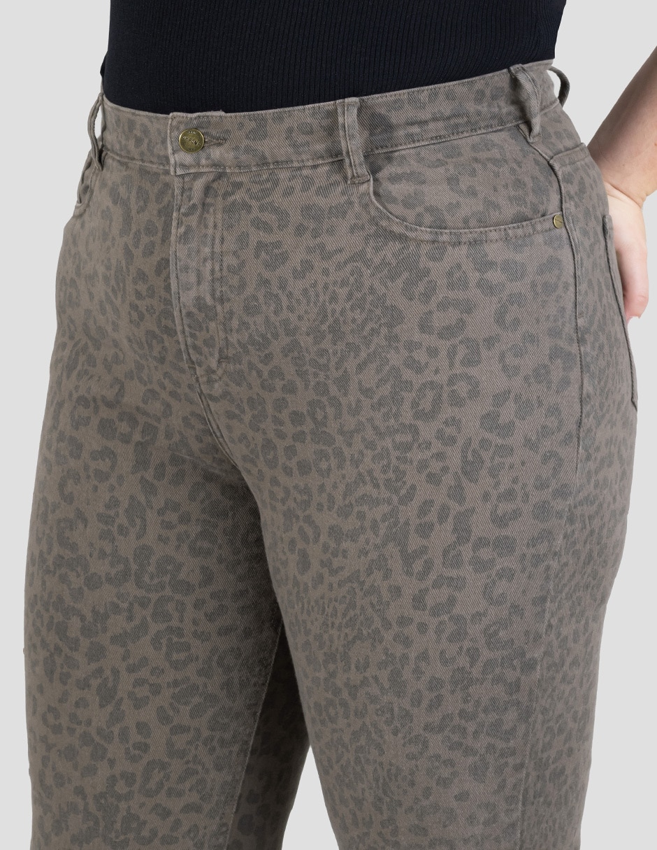 Jeans straight cintura alta para mujer 5